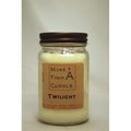 More Than A Candle More Than A Candle TWT16M 16 oz Mason Jar Soy Candle; Twilight TWT16M